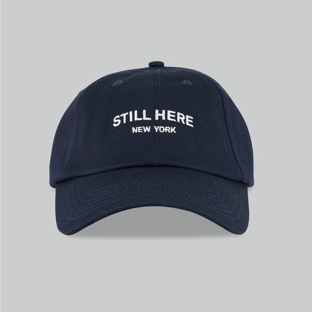 STILL HERE NY Dad Navy Cap